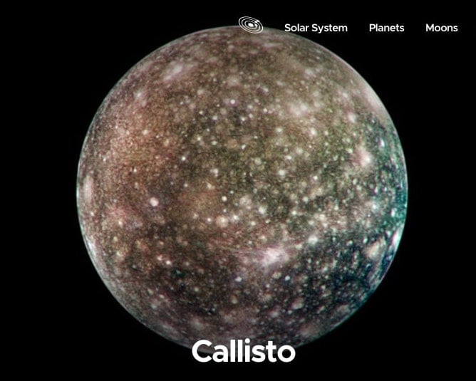 Callisto (Sumber gambar: NASA)