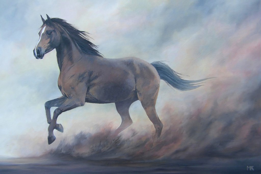 Ilustrasi lukisan kuda (Sumber gambar: Flickr/ Mark AC)