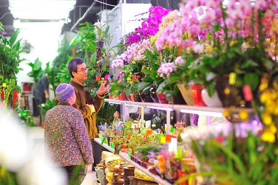 Pasar Bunga. (Sumber gambar : HKTB)