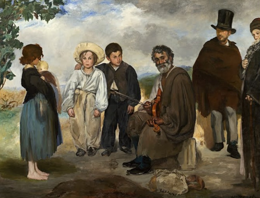 Luikisan Manet berjudul The Old  Man Musician (sumber gambar Google Art)