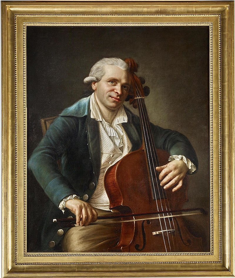 Pemain cello, Jean-Louis Duport (1749-1819). (Sumber gambar: Museum Musik Philharmonie de Paris)