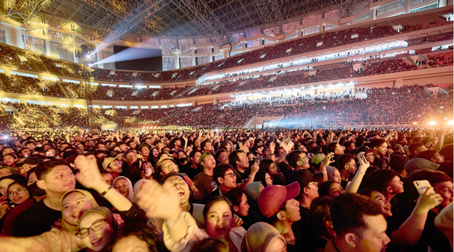 Konser Dewa 19 di JIS dihadiri 65.000 penonton (Sumber gambar: Redline Kreasindo)