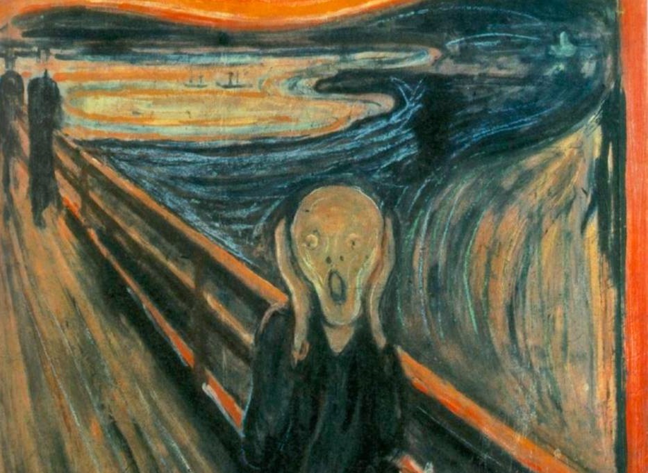 Karya Edvard Munch, The Scream (Sumber gambar: Wikimedia Commons)