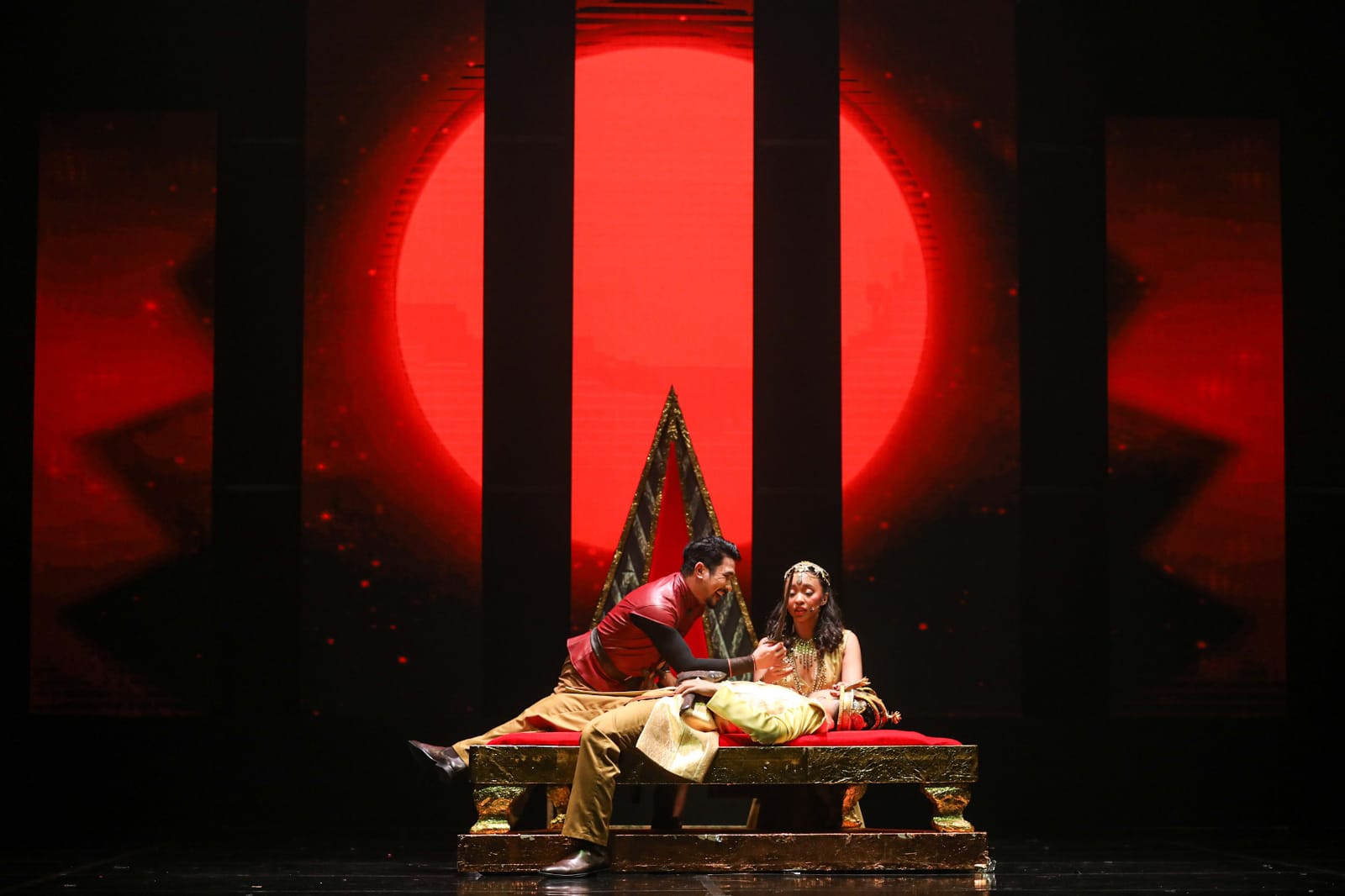Pertunjukan musikal Ken Dedes di Theater Ciputra Artpreneur, Jakarta (Sumber gambar: Hypeabis.id/Arief Hermawan P)