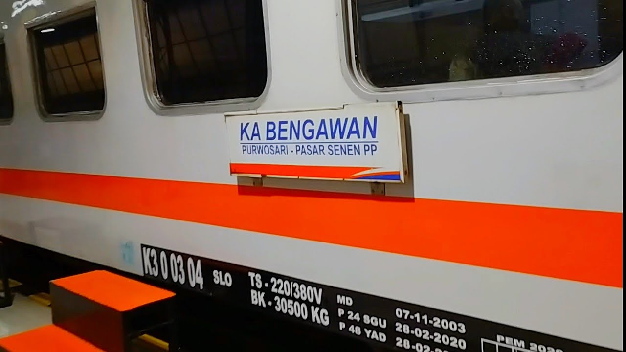 Ilustrasi kereta Bengawan (Sumber foto Youtube)