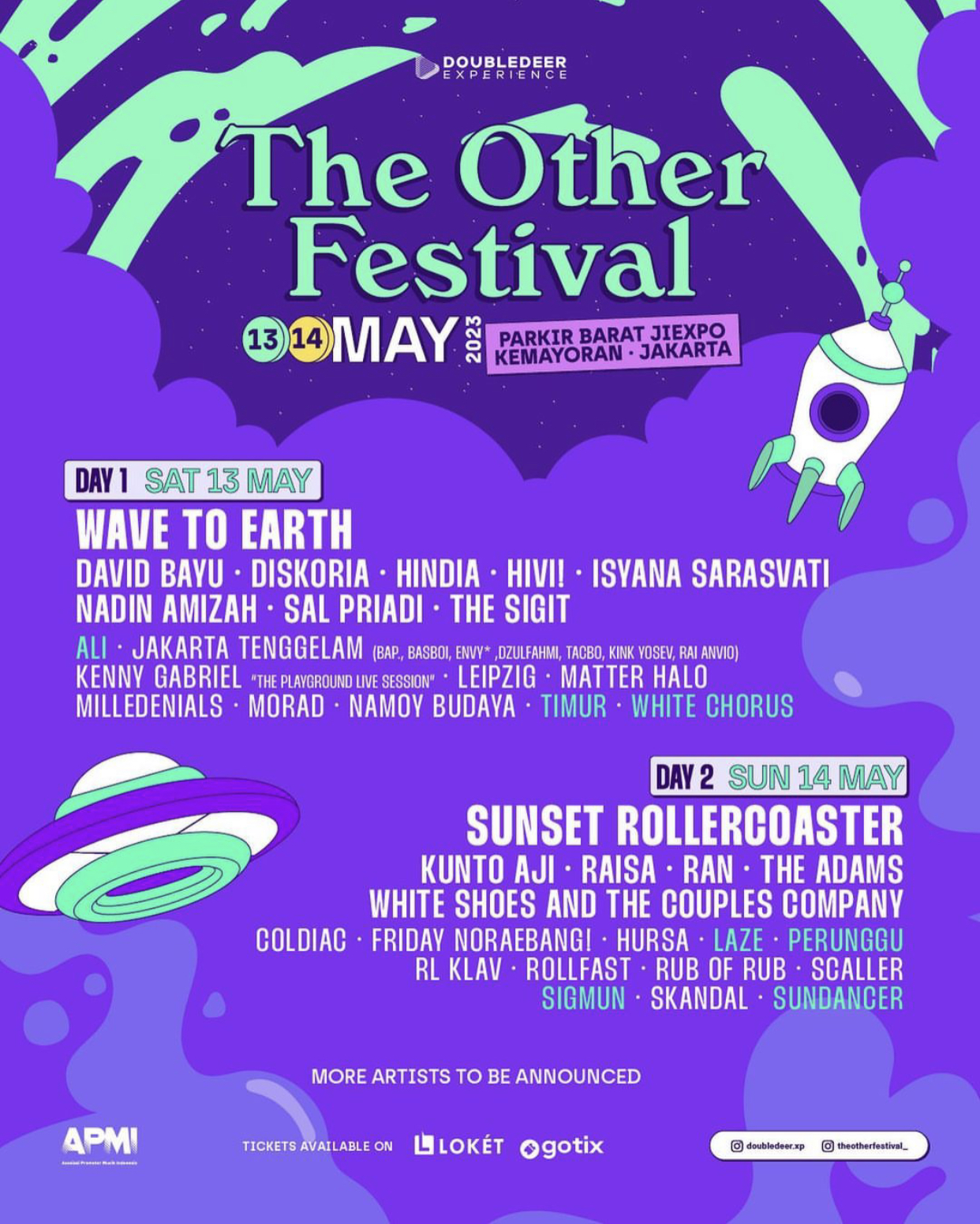 Lineup Sementara Penampil The Other Festival (Instagram/@theotherfestival_)
