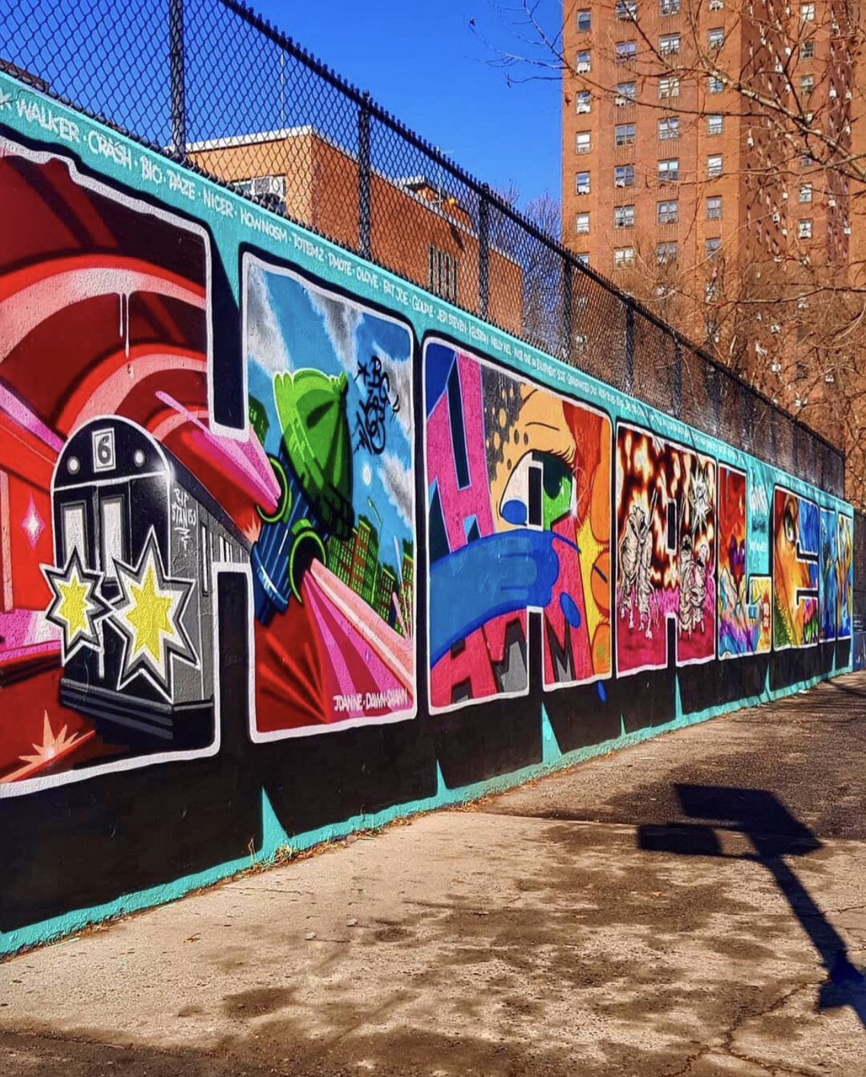 Salah Satu Grafiti di Harlem, New York (Instagram/@harlemspiritualsofficiel)