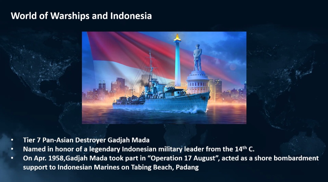 (Tangkapan layar Konferensi pers World of Warships, Rabu 3/5/2023)