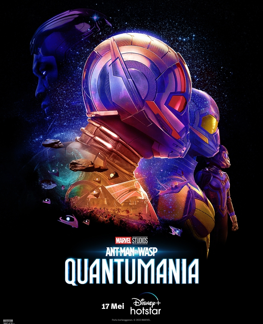 Poster film Ant-Man and The Wasp: Quantumania (Sumber gambar: Disney+ Hotstar)