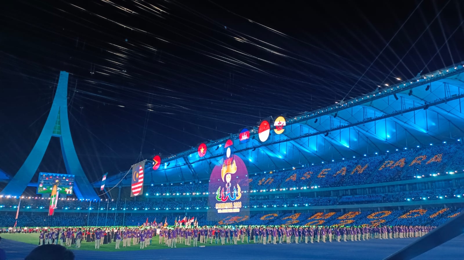 Upacara Penutupan ASEAN Para Games 2023 Kamboja. (Sumber foto: Hypeabis.id/Dika Irawan)