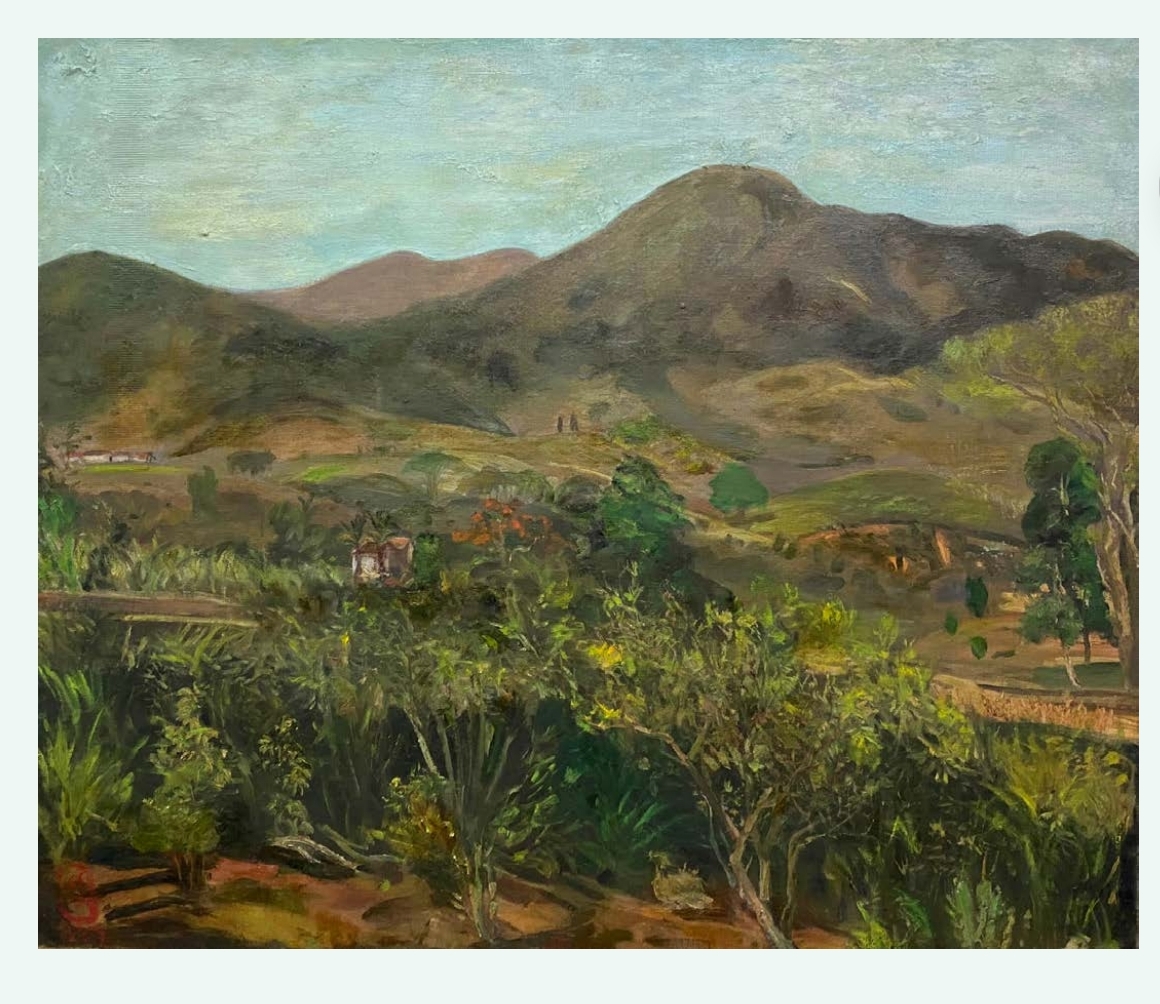 Pulang Melaut (1971), Itji Tarmizi, 98x184 cm, oil on canvas. (Sumber gambar: Art Agenda)