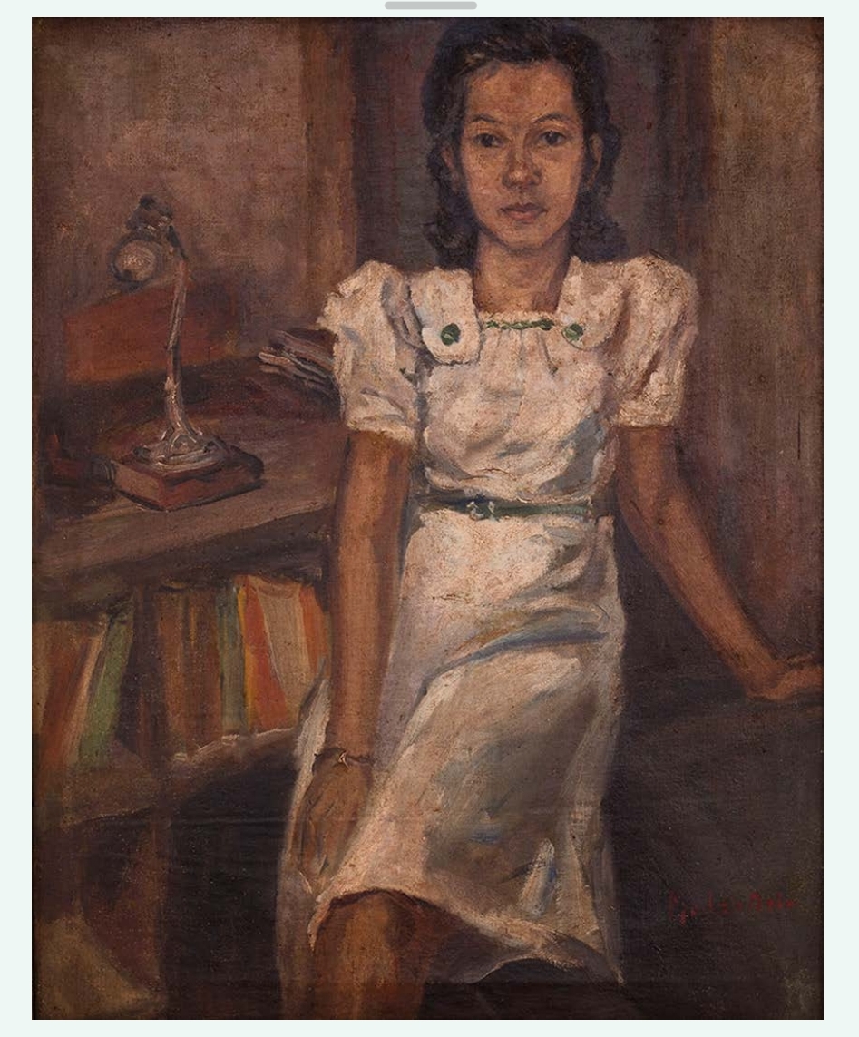 Pulang Melaut (1971), Itji Tarmizi, 98x184 cm, oil on canvas. (Sumber gambar: Art Agenda)