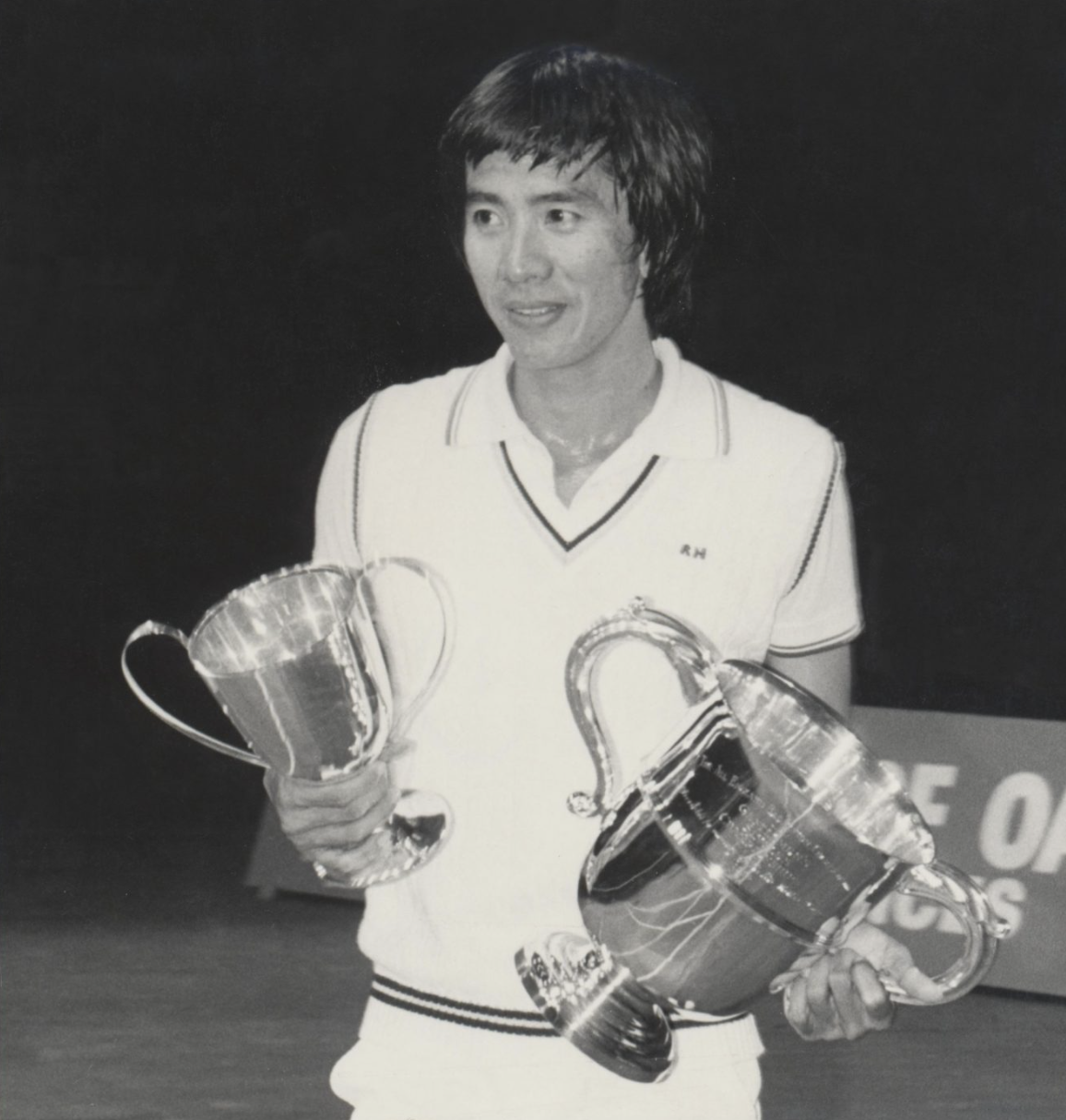 Rudy Hartono memenangkan piala All England 1968 sampai 1974. (Sumber foto: Badminton Museum/Peter Richardson)