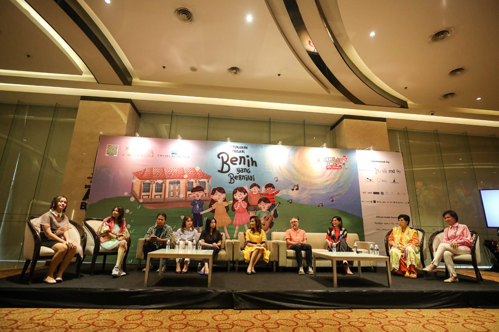 Konferensi pers Benih Yang Bernilai di Ciputra Artpreneur, Jakarta, Kamis (6/7). (Sumber gambar: JIBI/Bisnis/Arief Hermawan P)