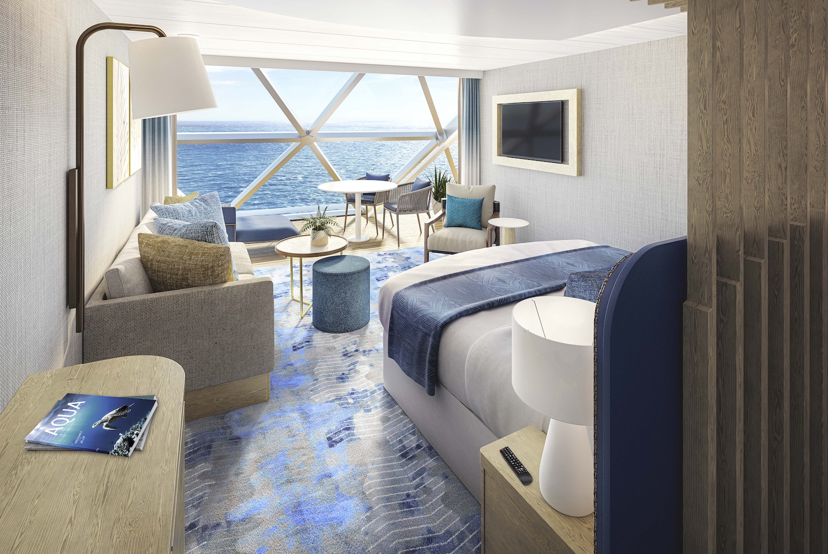 Panoramic Suite di Icon of the Seas. (Sumber foto: Royal Caribbean Cruises)
