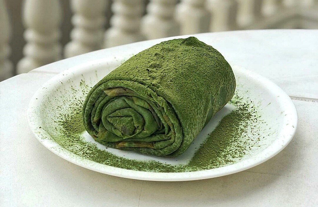 Matcha Towel Crepe Cake (Sumber Foto: thebakingbaby)
