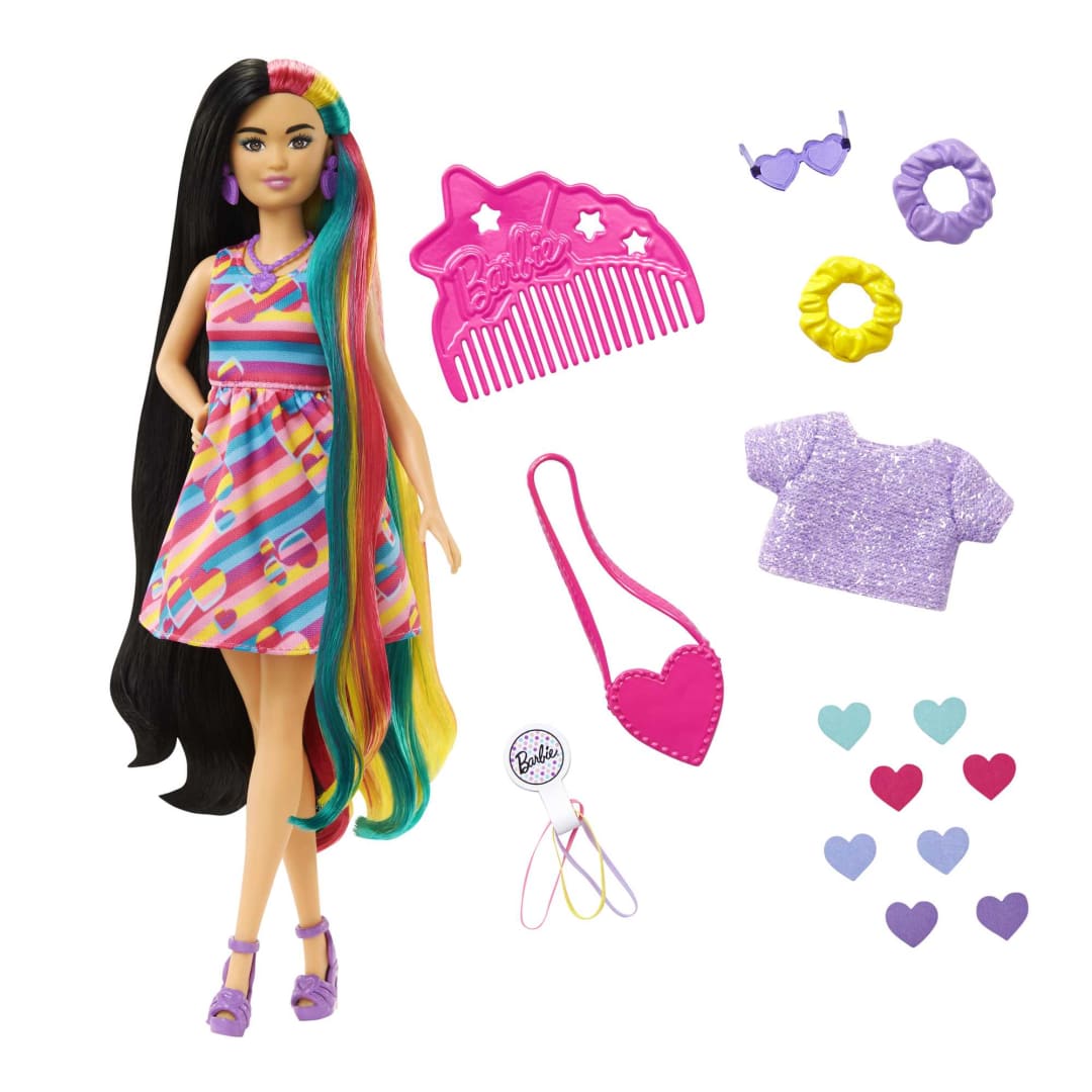 Barbie Totally Hair Heart-themed Doll (Sumber: Mattel)
