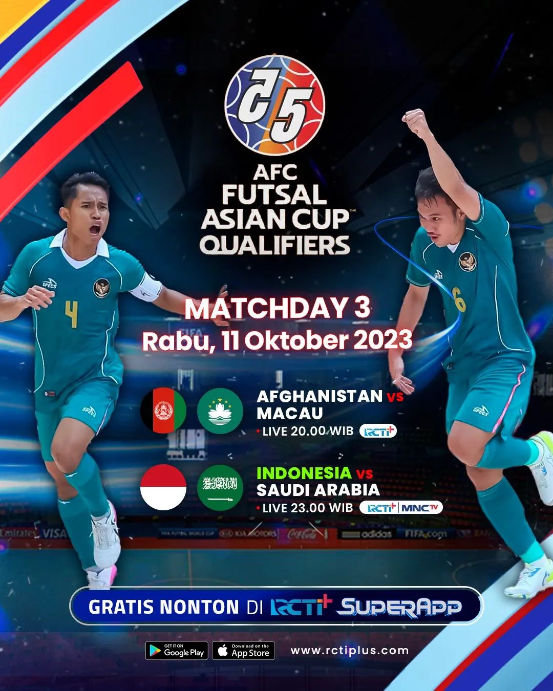 Hypeabis - Link Live Streaming Futsal Indonesia Vs Arab Saudi Di ...