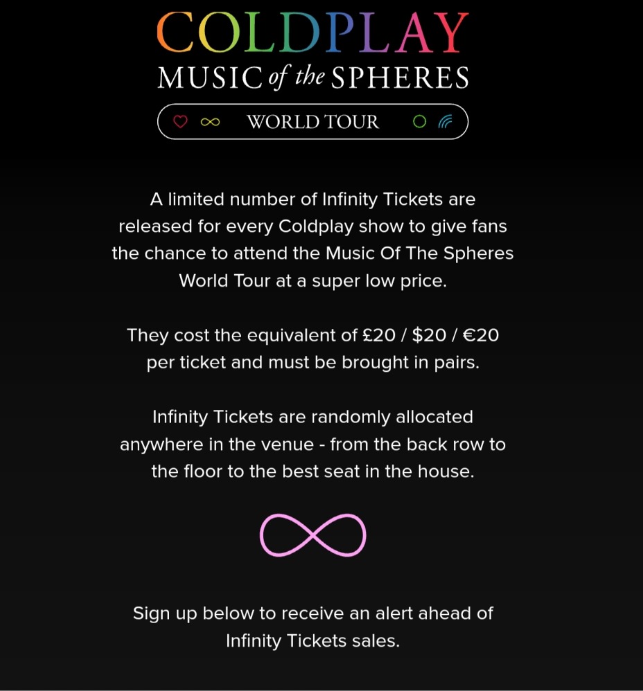 Sumber gambar: Situs resmi Coldplay