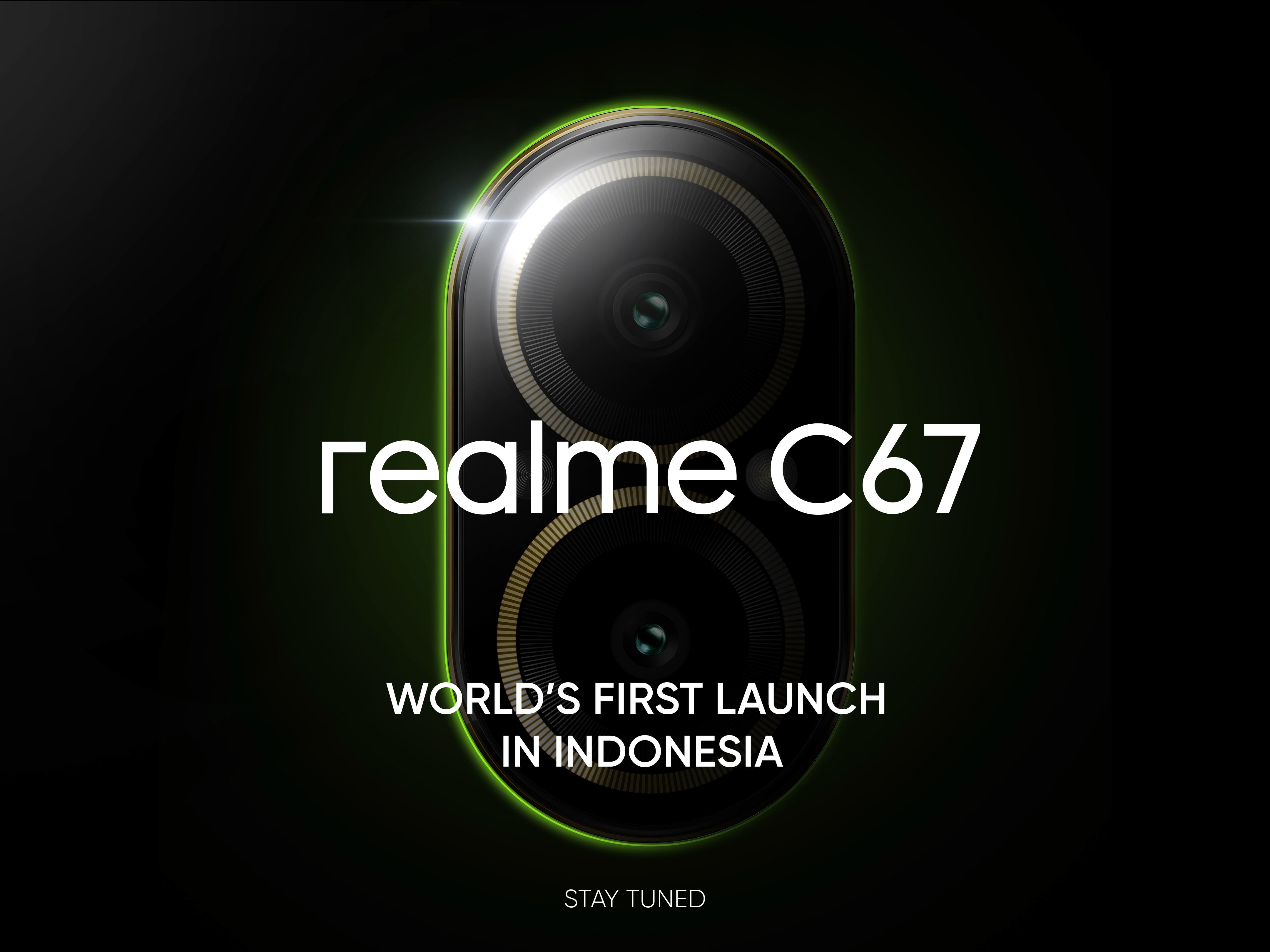 Poster peluncuran smartphone Realme C67 (Sumber gambar: Realme Indonesia)