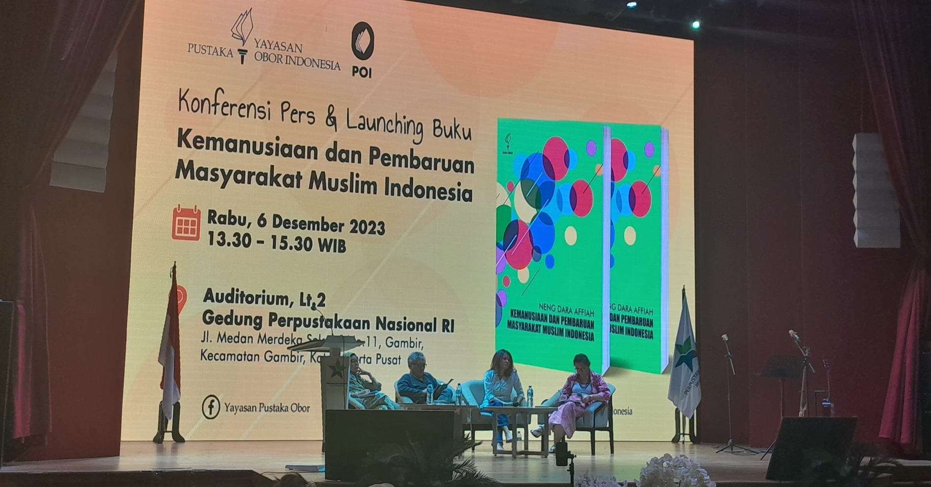 Diskusi buku Kemanusiaan dan Pembaruan Masyarakat Muslim Indonesia (sumber gambar Hypeabis.id/Prasetyo Agung Ginanjar)