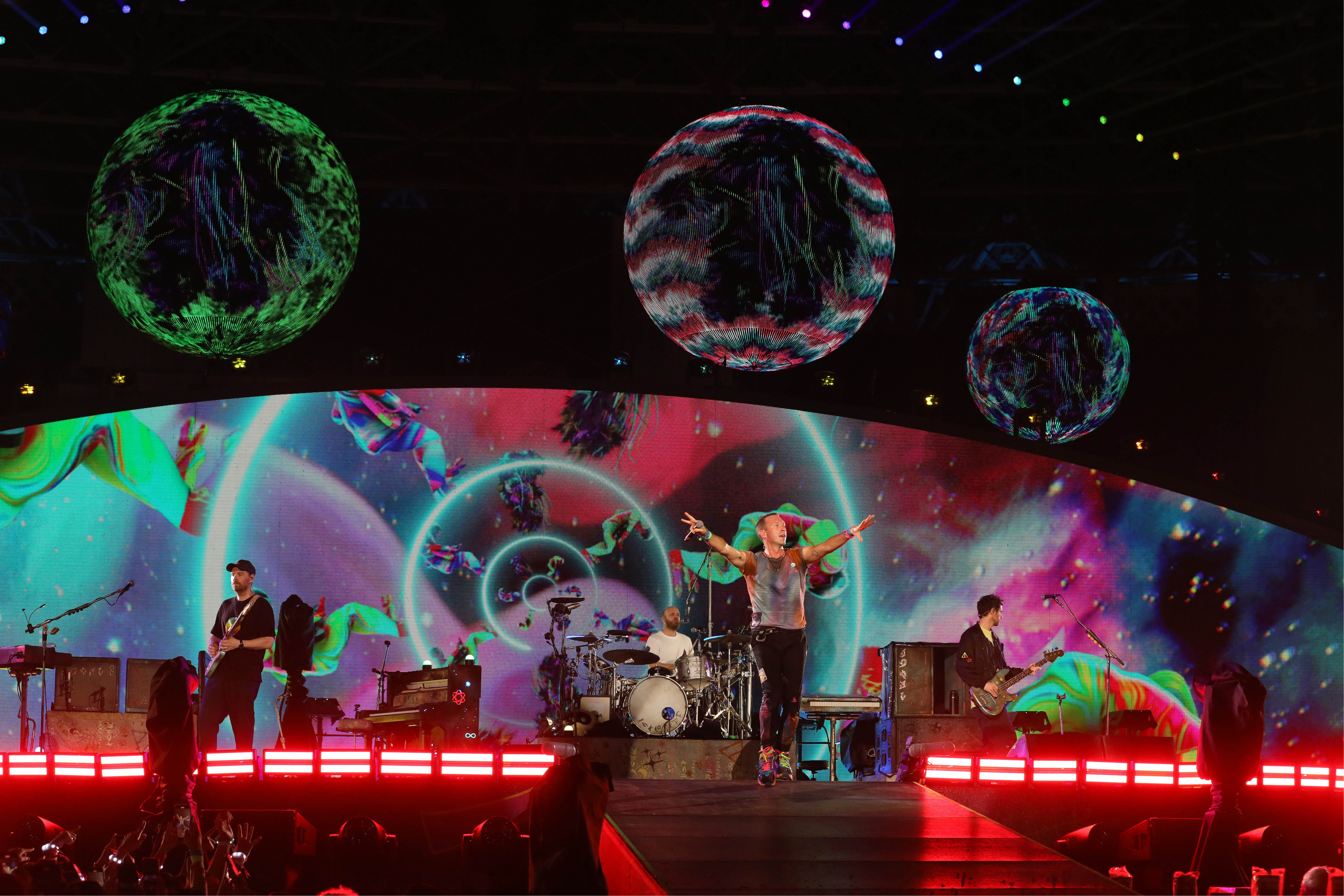 Konser Coldplay di Jakarta (Sumber foto: JIBI/Bisnis/Eusebio Chrysnamurti)
