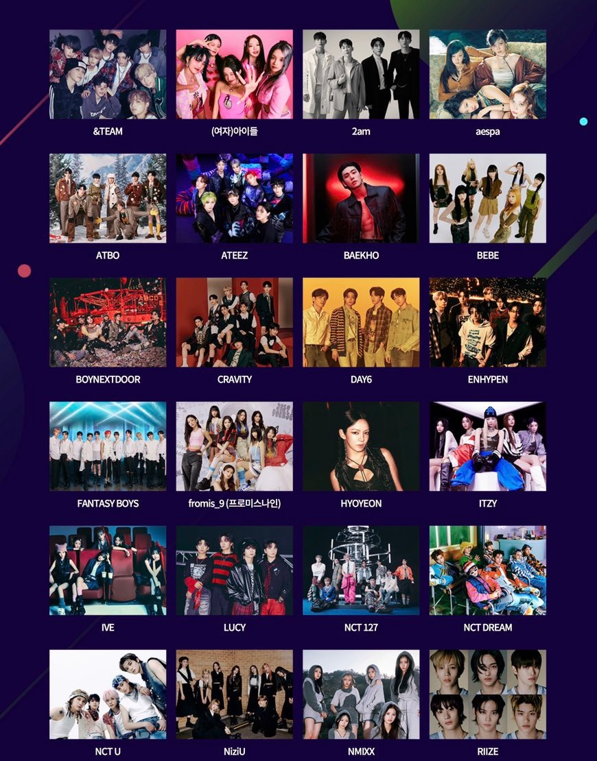 Lineup MBC Music Festival 2023 (Sumber gambar: MBC)