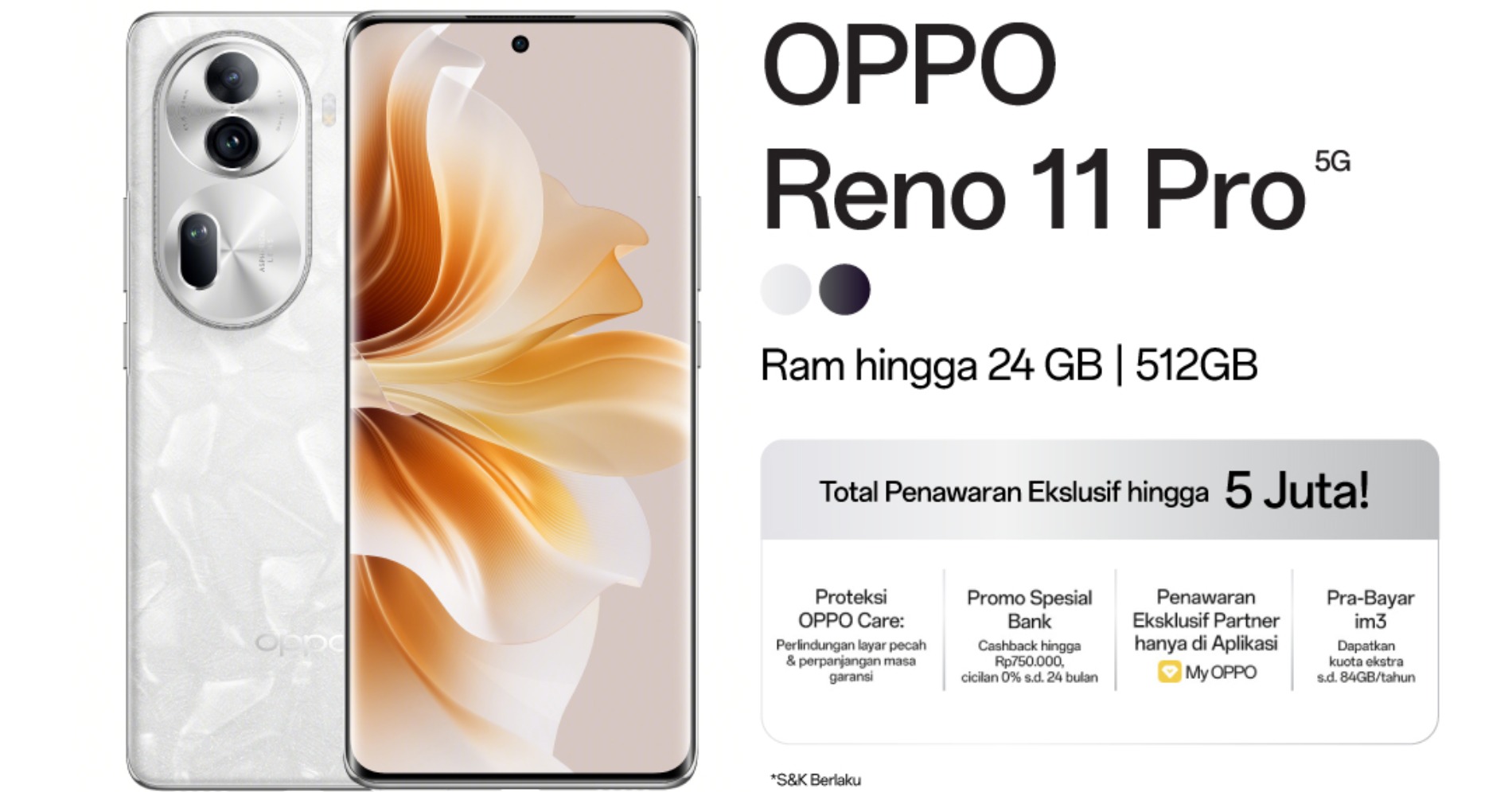 Oppo Reno 11 Pro 5G (Sumber gambar: Oppo Indonesia)