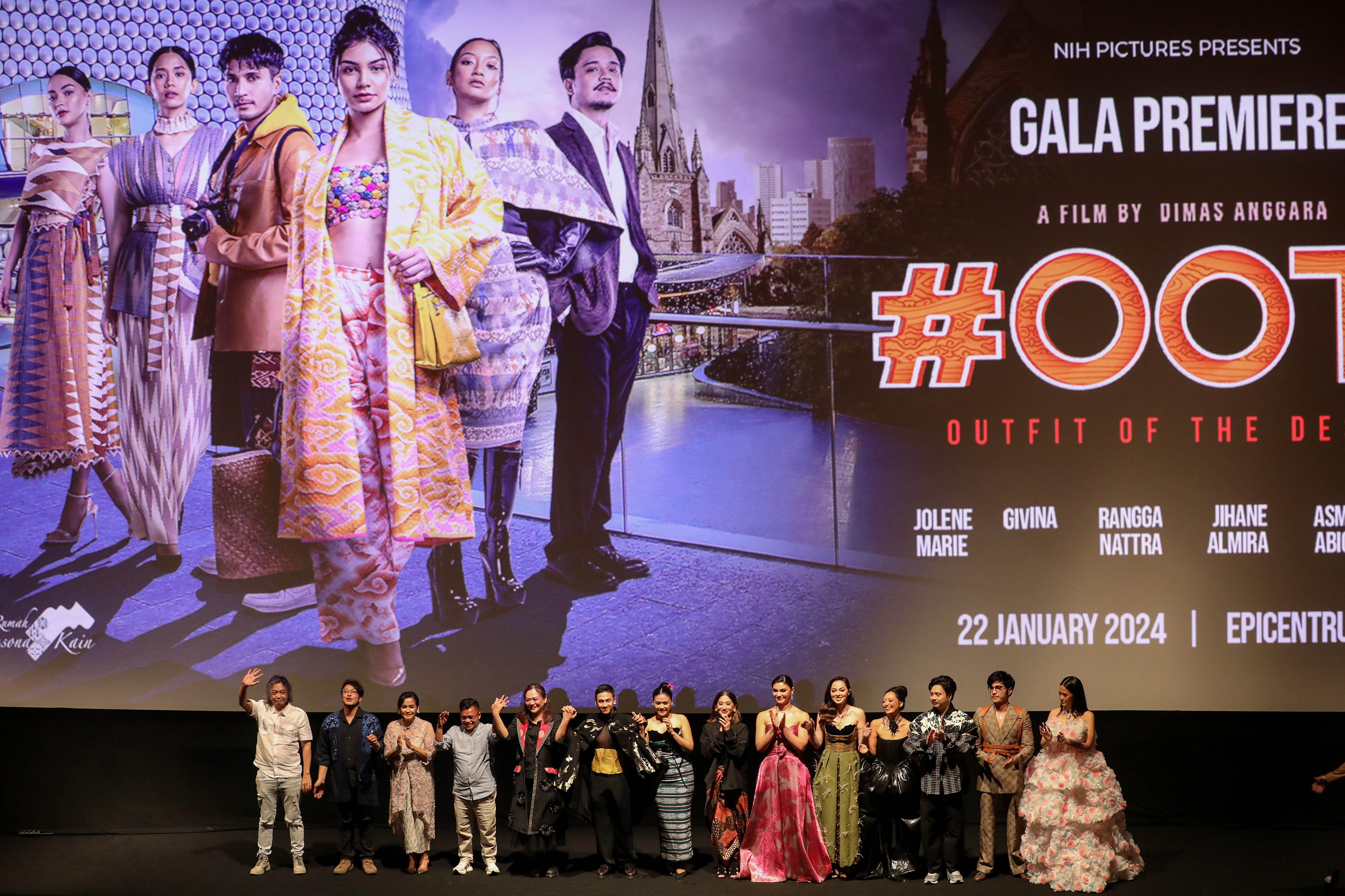 Suasana saat berlangsungnya acara Gala Premiere Film #OOTD (Outfit of The Designer) di Jakarta, Senin (22/1/2024). (Sumber gambar: Hypeabis.id/Eusebio Chrysnamurti)