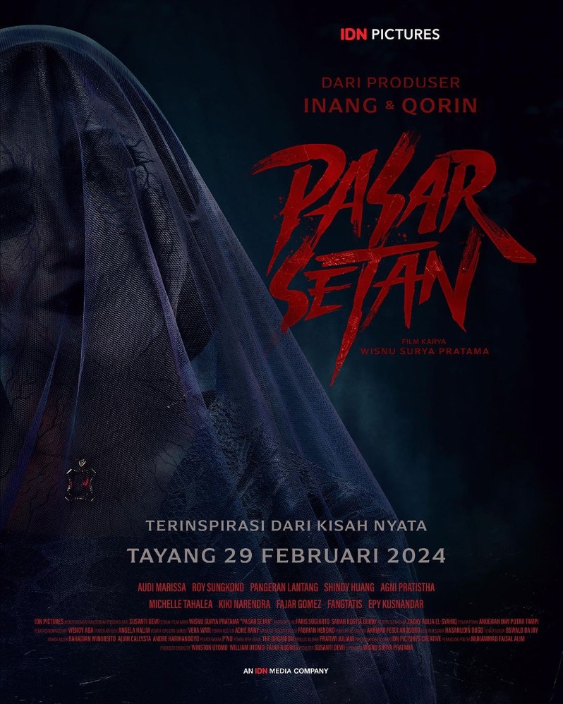 Poster film Pasar Setan. (Sumber gambar: IDN Pictures)