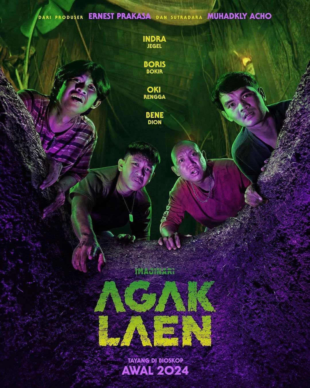 Poster film Agak Laen (Sumber gambar: Imajinari)