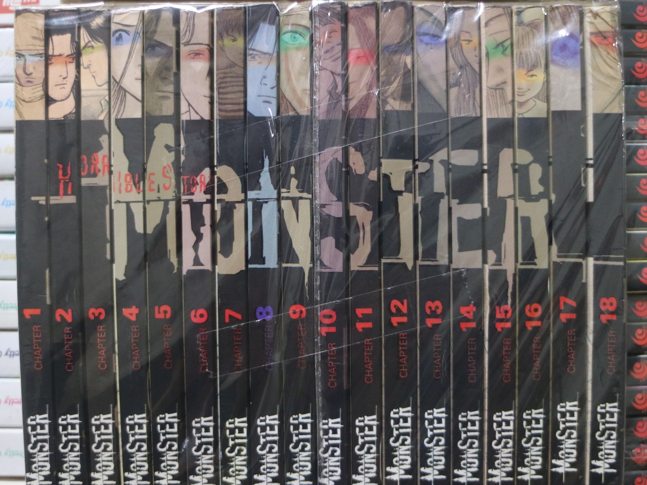 Koleksi Lengkap Manga Monster. (Sumber foto: Hypeabis.id/Arindra Fachri)