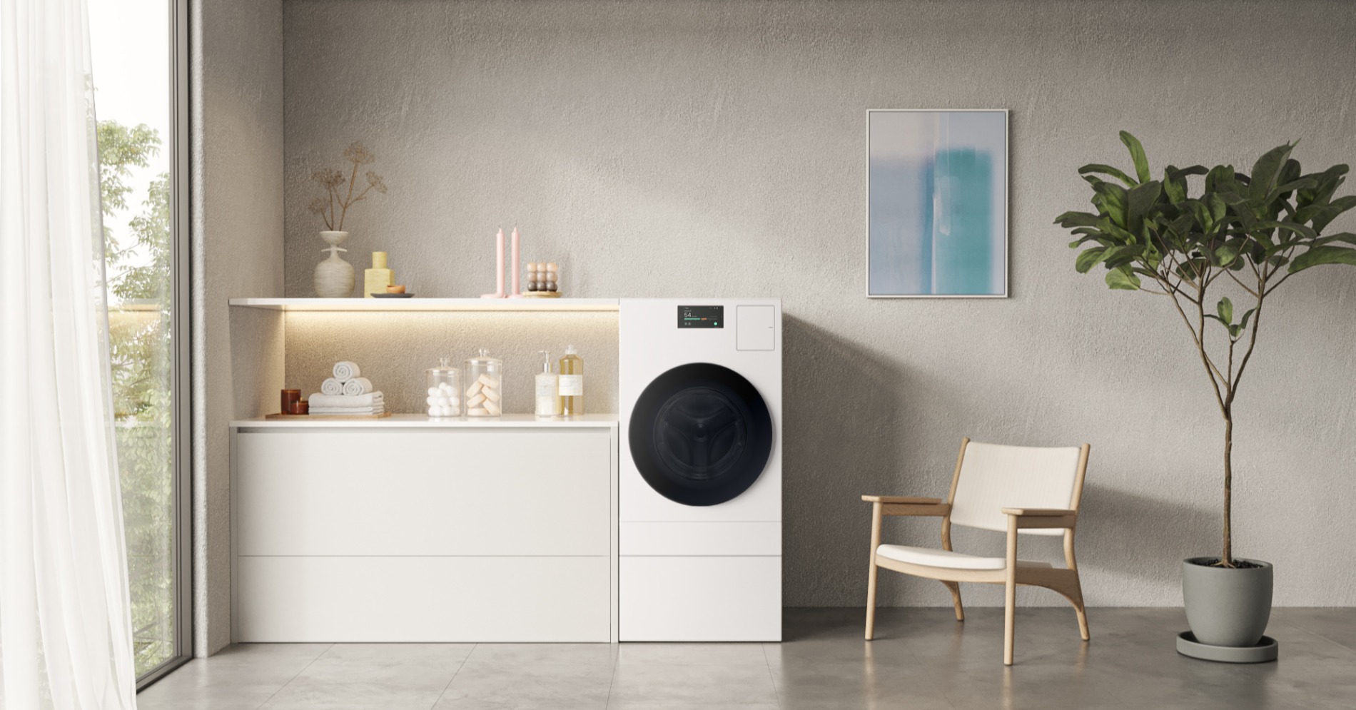 Bespoke AI Washer & Dryer Combo (Sumber gambar: Samsung)