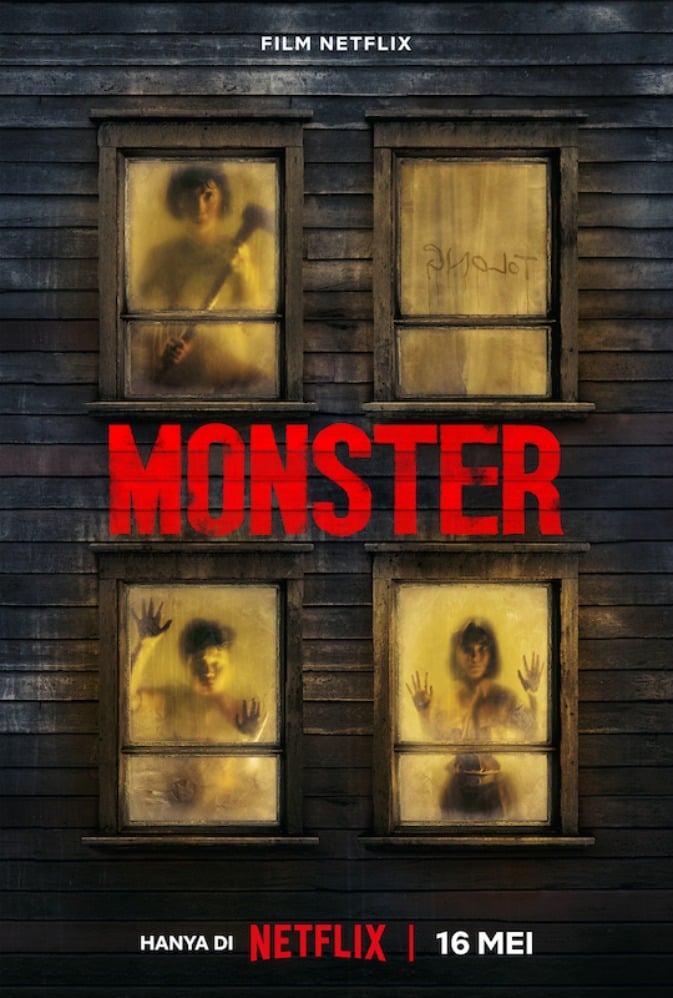 Poster film Monster. (Sumber gambar: Netflix)