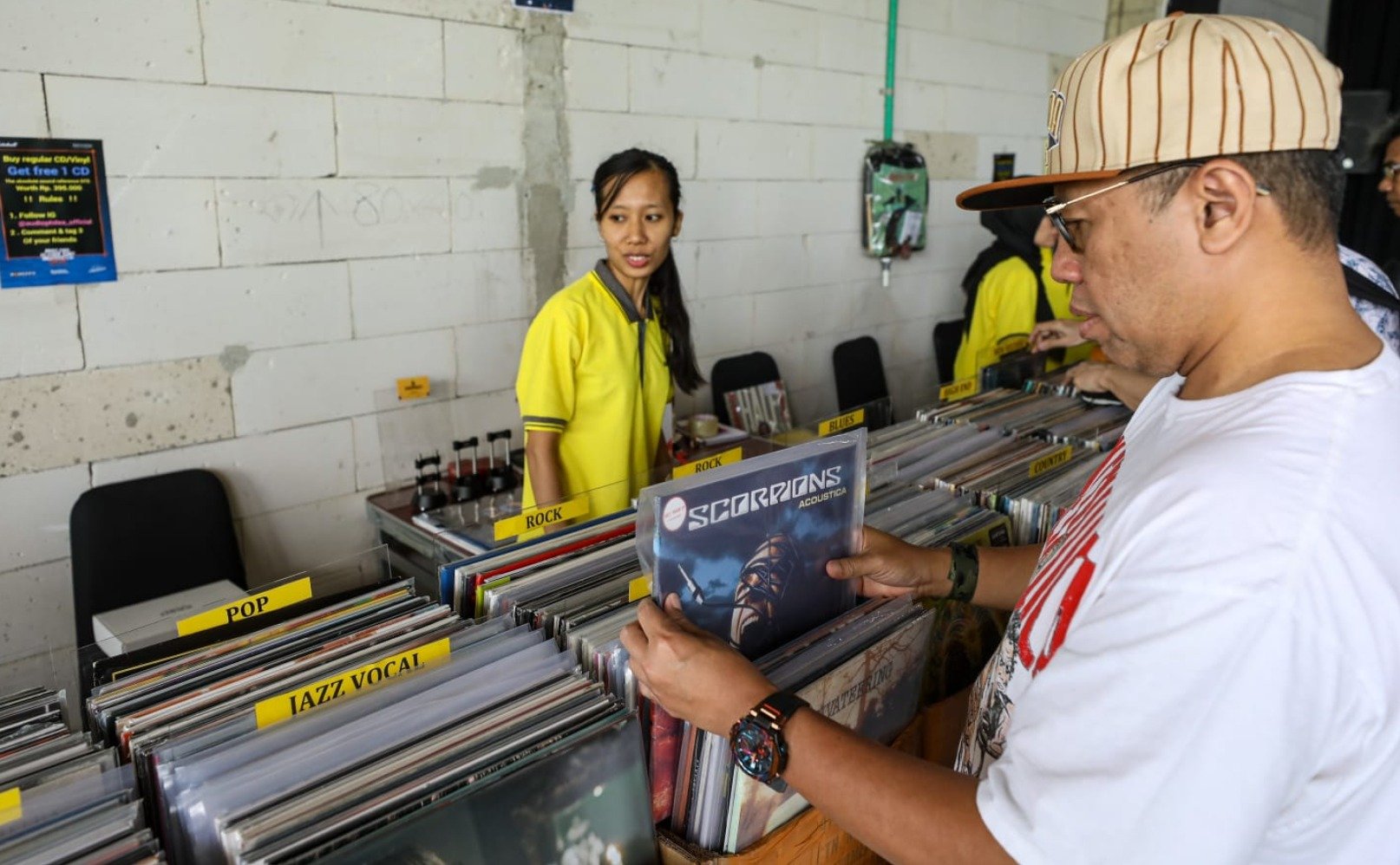 Record Store Day Indonesia (Sumber gambar: Abdurrahman/Hypeabis.id)