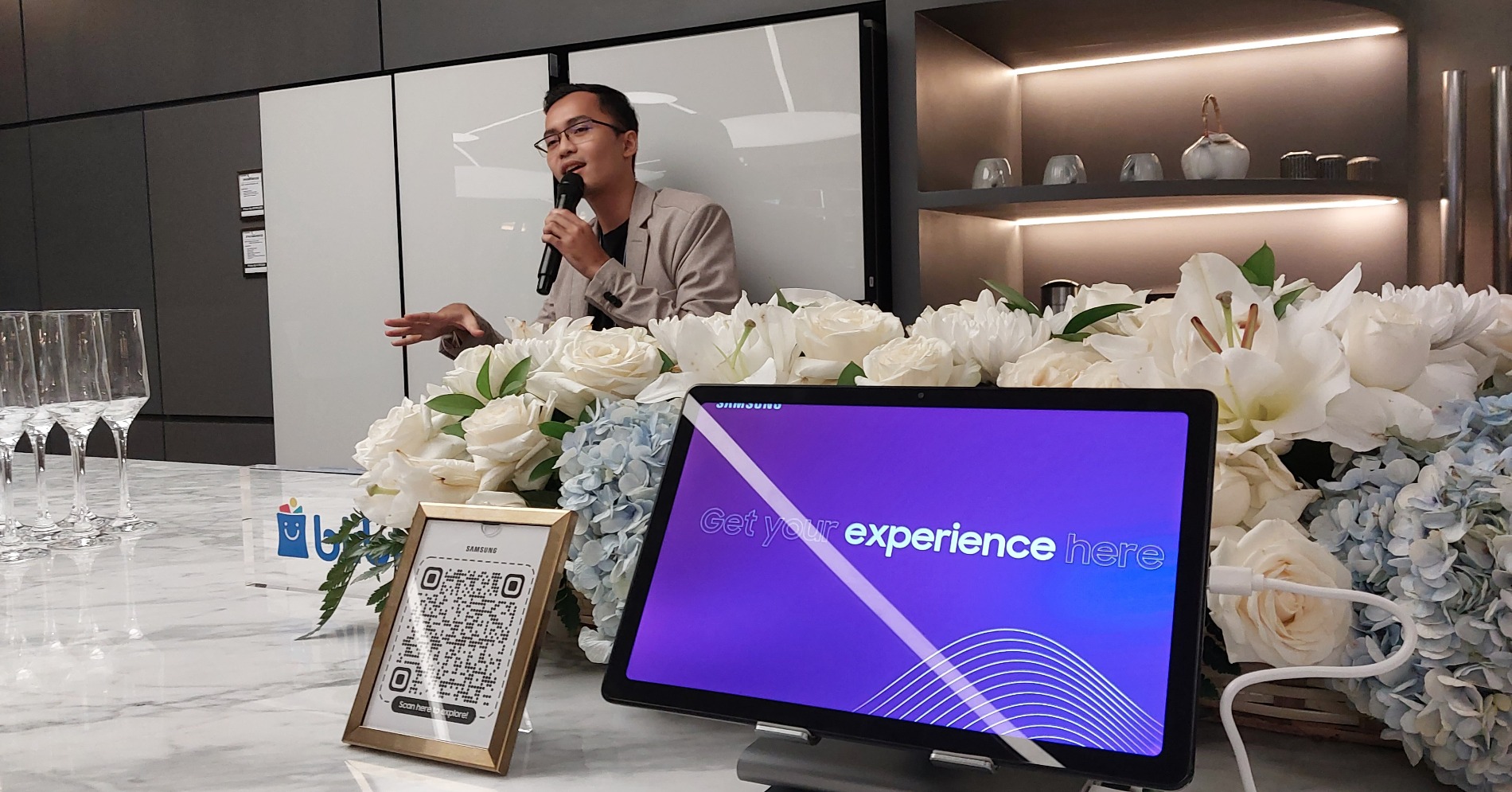 Samsung Experience Lounge Pondok Indah. (Sumber gambar : Desyinta Nuraini/Hypeabis.id)