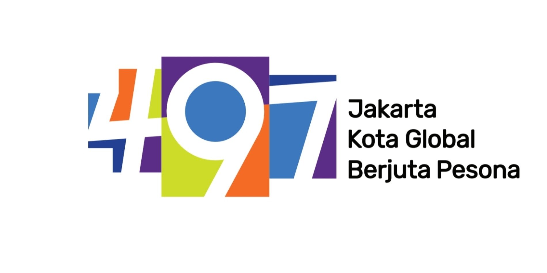 Logo HUT ke-497 Kota Jakarta. (Sumber gambar: Pemprov DKI Jakarta)