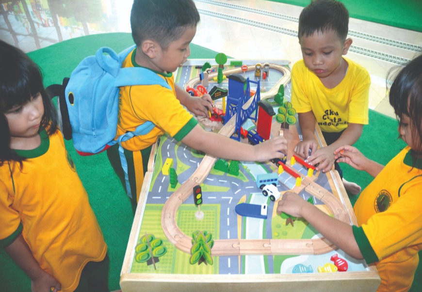 Eksplorasi anak usia dini di Indonesia Science Center (Sumber gambar: Indonesia Science Center)