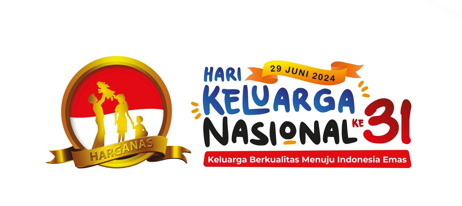 Logo Hari Keluarga Nasional 2024. (Sumber gambar: BKKBN)