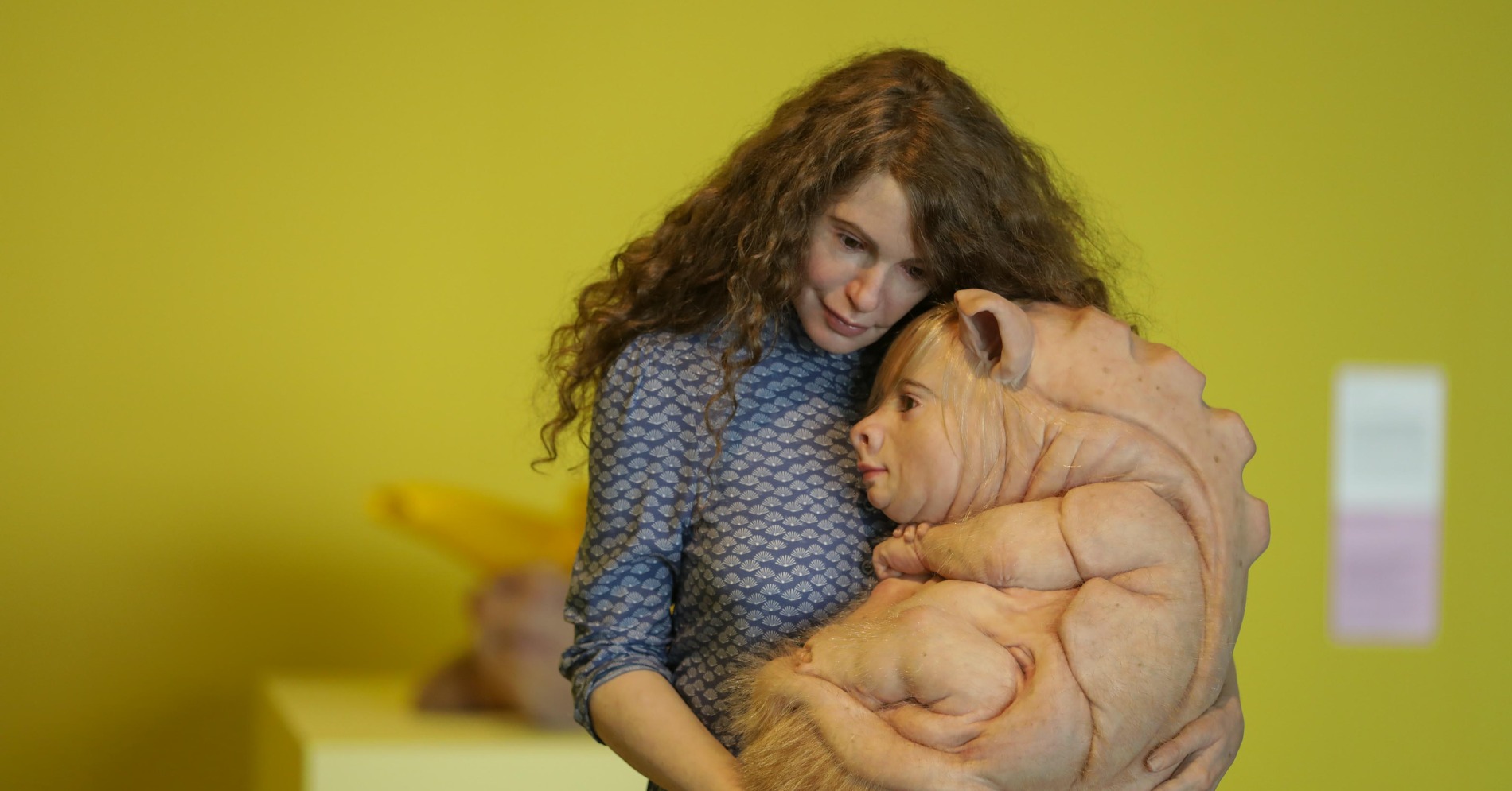 Karya seni dalam pameran bertajuk Patricia Piccinini: CARE di Museum Macan (Sumber gambar: JIBI/Hypeabis/Himawan L Nugraha)