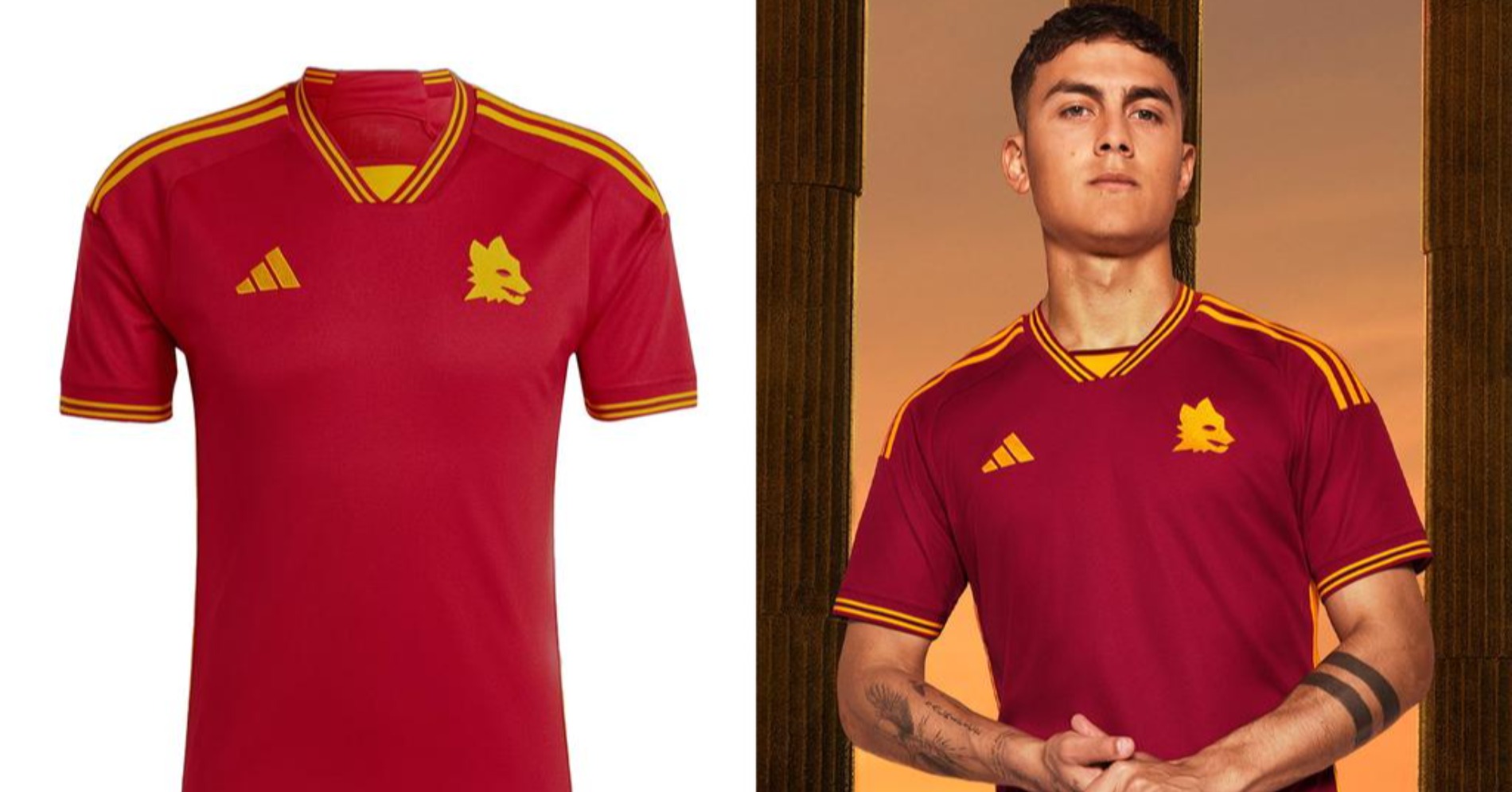 Jersey home AS Roma (Sumber foto: AS Roma)