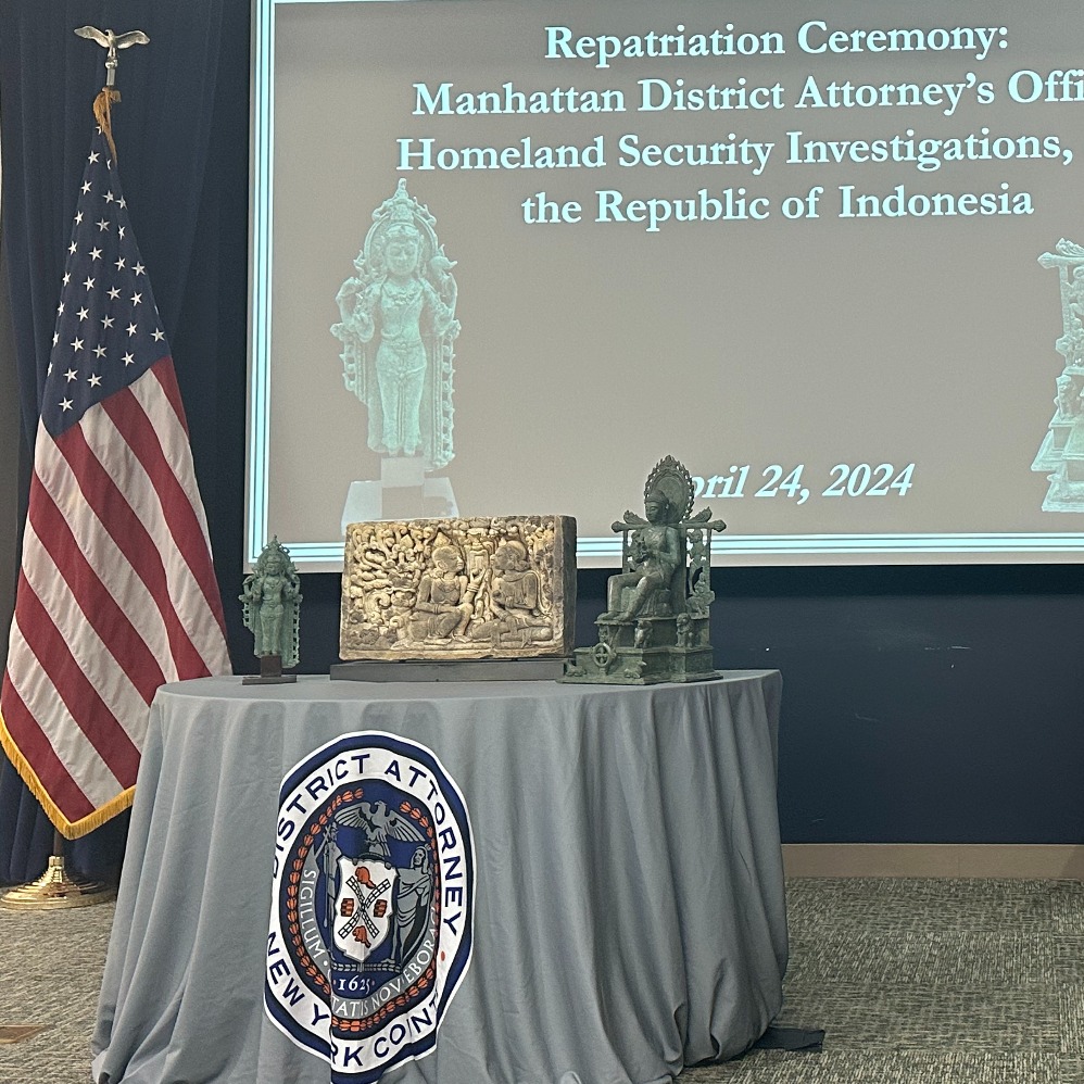 Benda Repatriasi Amerika-Indonesia (Sumber gambar: Website Kemenlu)