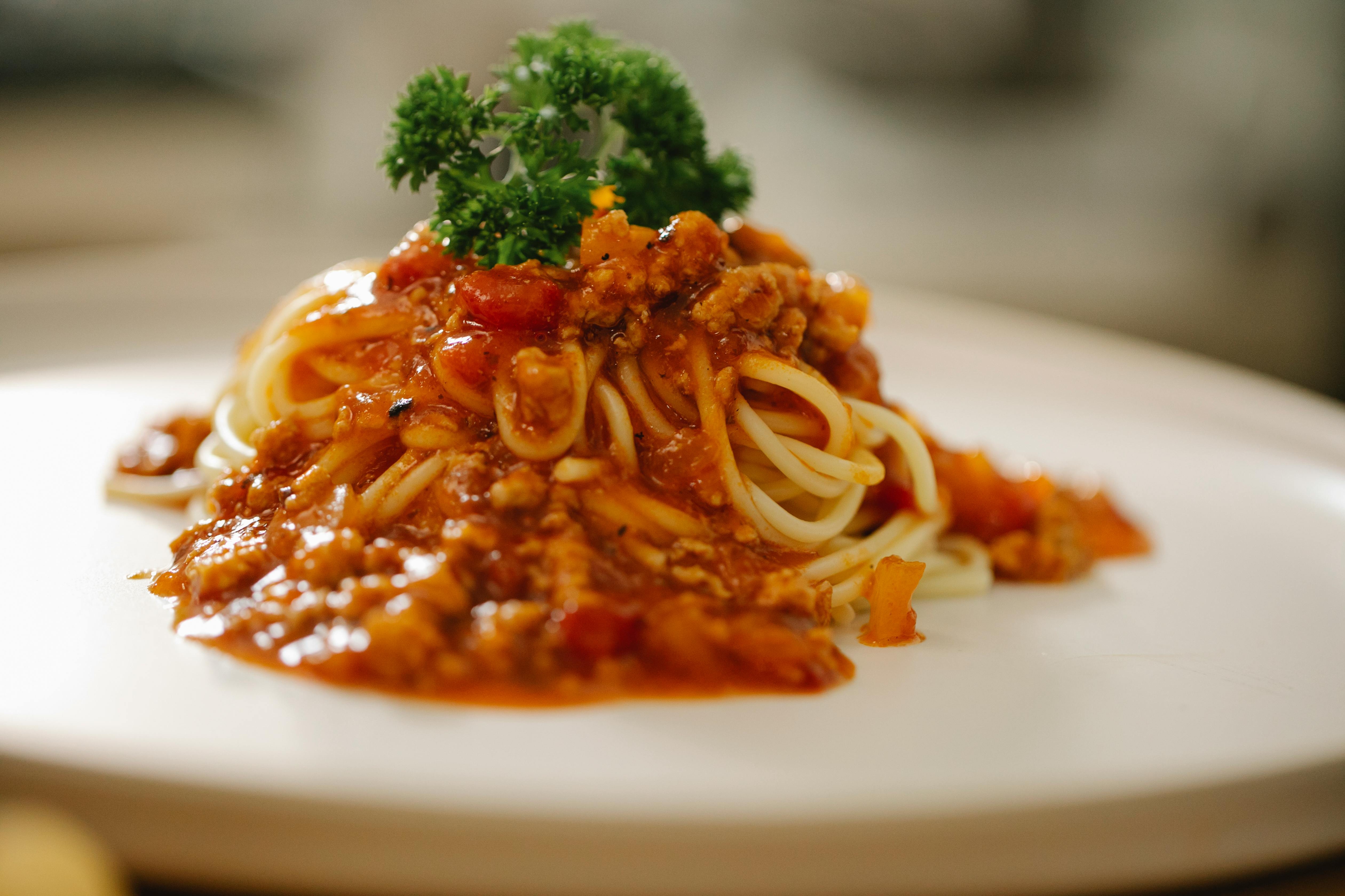 Spaghetti Bolognese. (Sumber foto: Pexels/Klaus Nielsen)