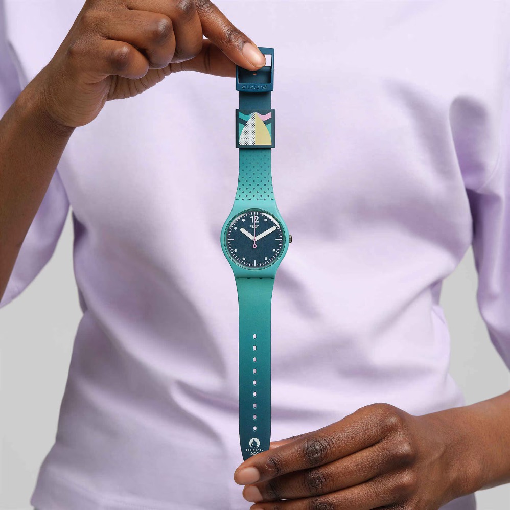 Jam tangan Swatch koleksi Olimpiade 2024 (Sumber Foto: Swatch)