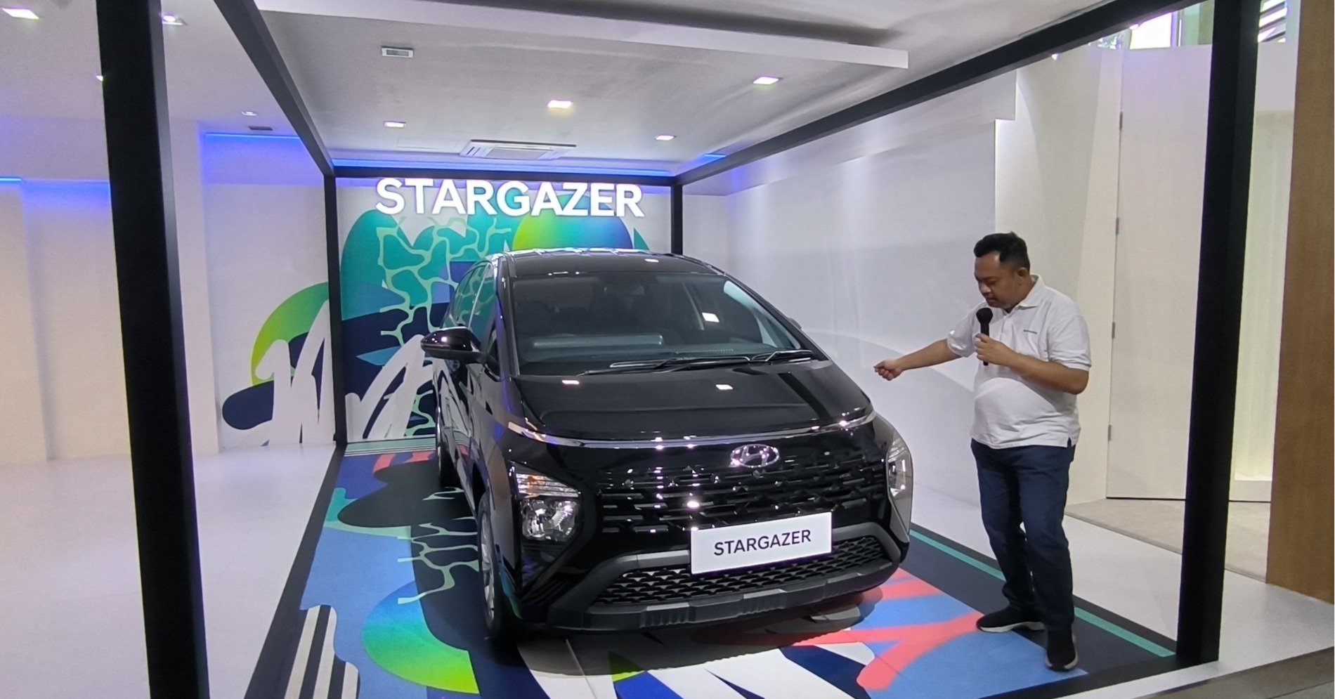 Tampilan Hyundai Stargazer Active Baru (Sumber gambar: Bisnis/Anshary Madya Sukma)