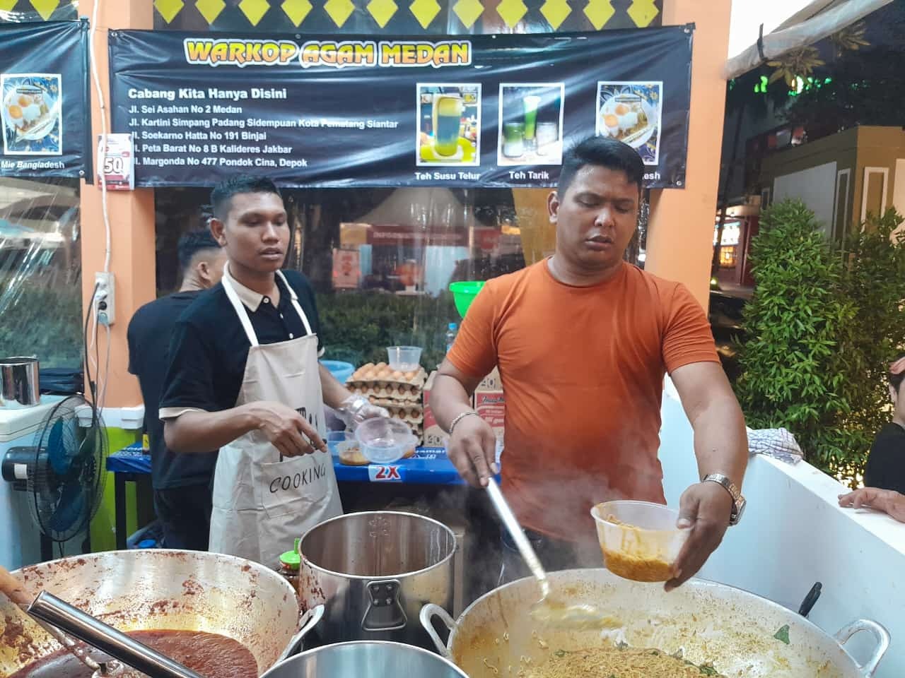 Festival Kuliner Medan. (Sumber foto: Hypeabis.id/Dewi Andriani)