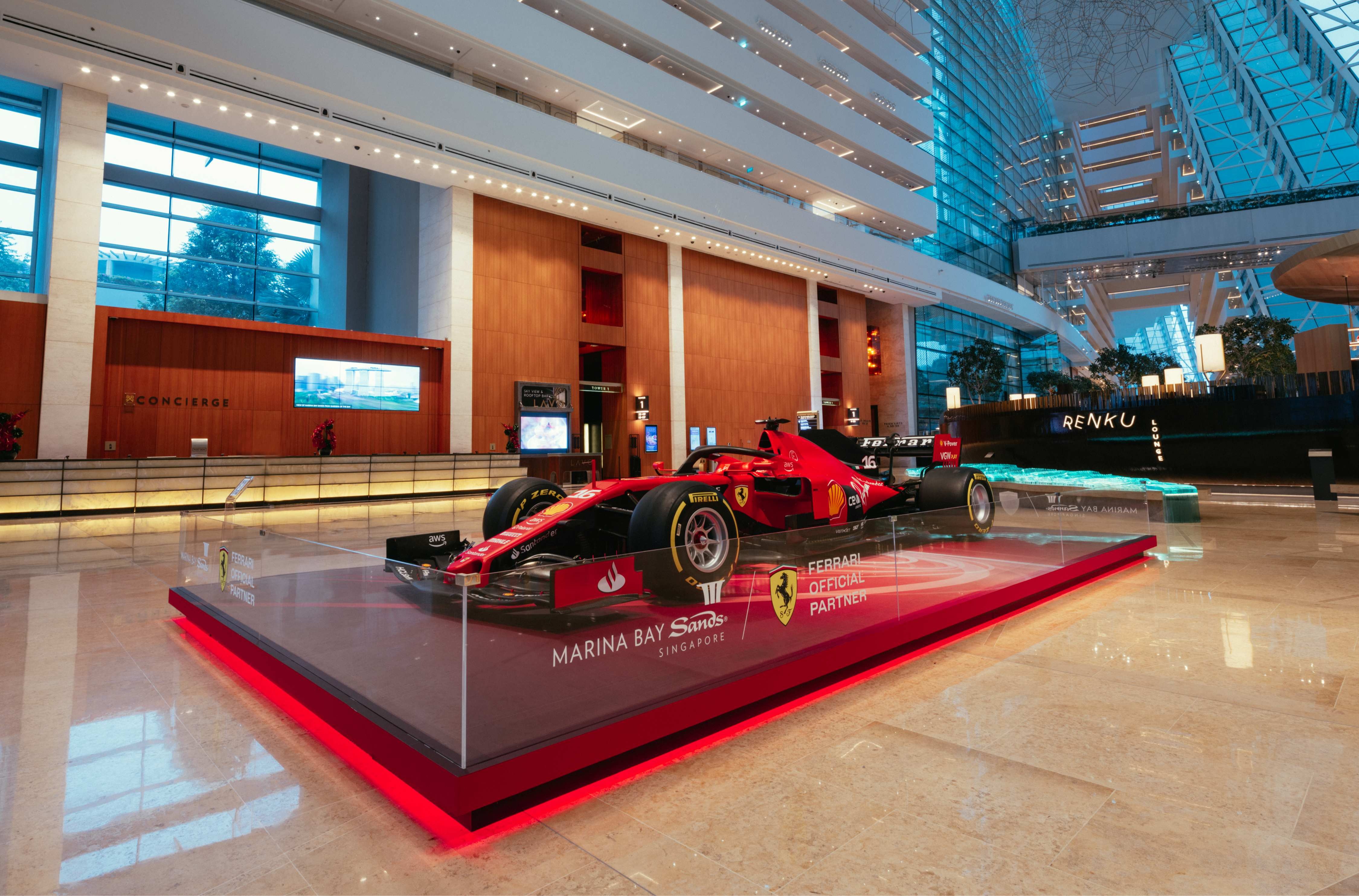 Ferrari Show Car. (Sumber foto: Marina Bay Sands)