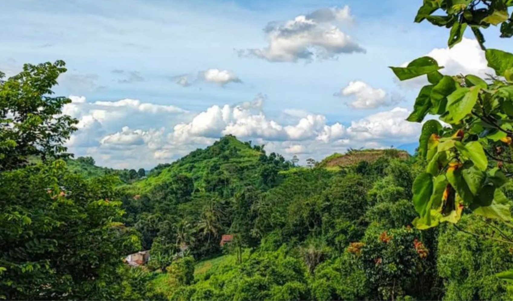 Pemdangan sekitar Kampung Adat Cireundeu (Sumber gambar: Instagram.com/visitcireundeu)