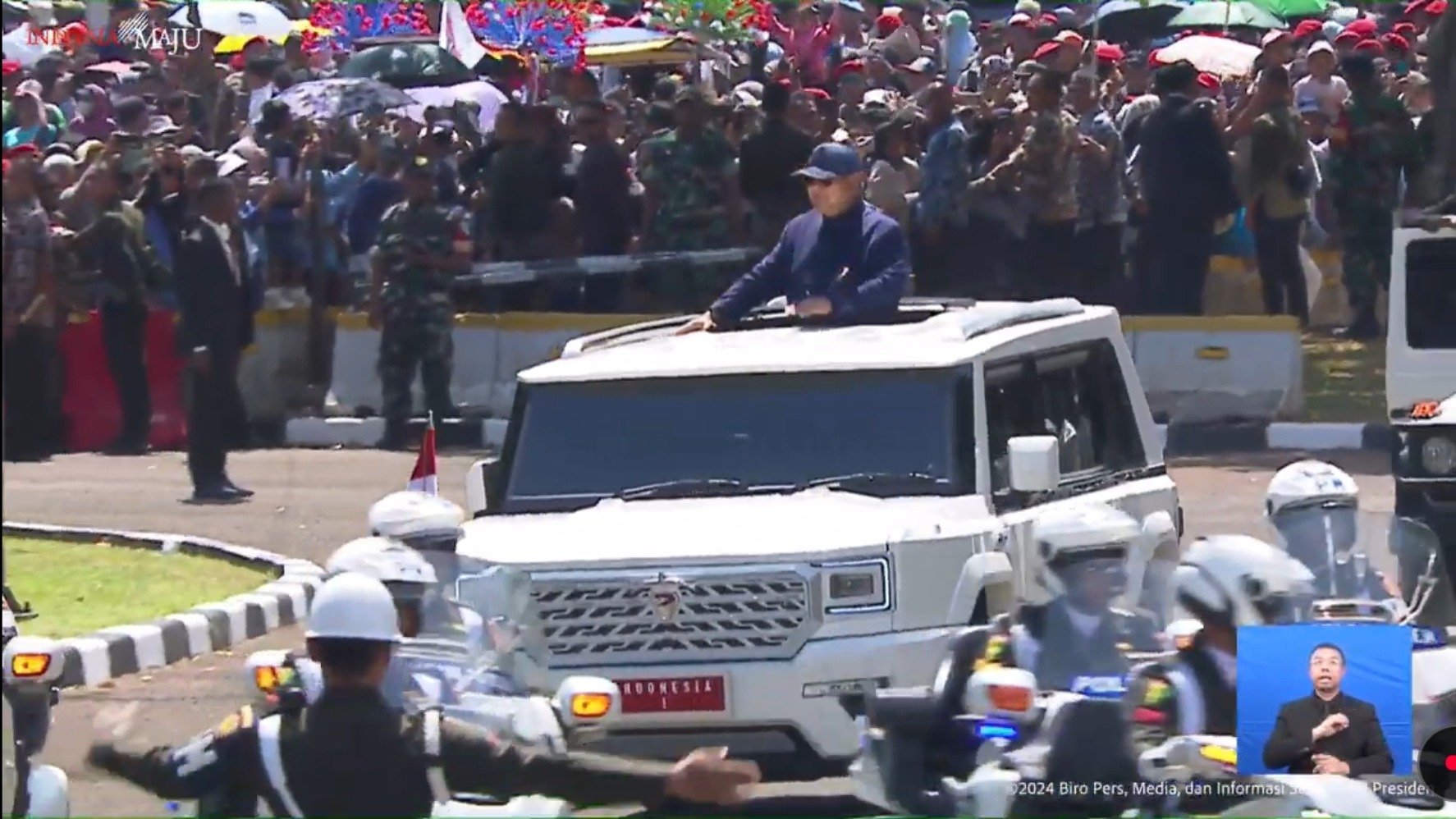 Mobil Maung Garuda (Sumber gambar: YouTube Sekretariat Presiden)