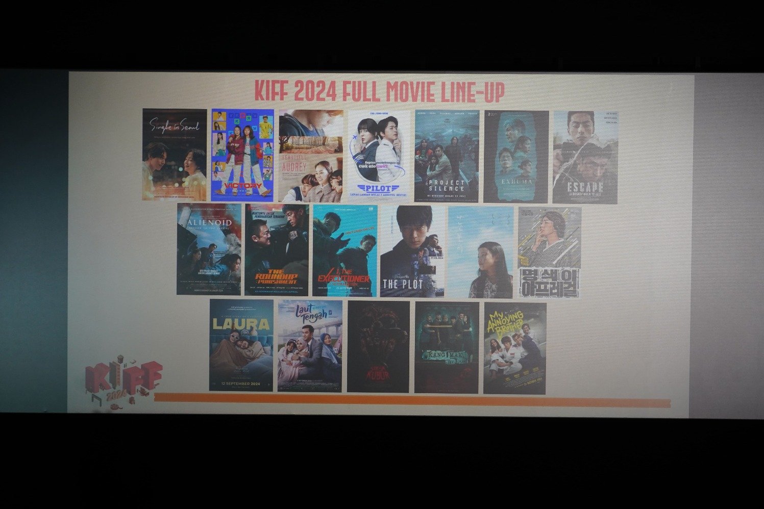 Lineup Korea Indonesia Film Festival 2024 (Sumber gambar: KIFF 2024)